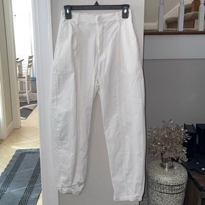 High Waisted Linen Pants